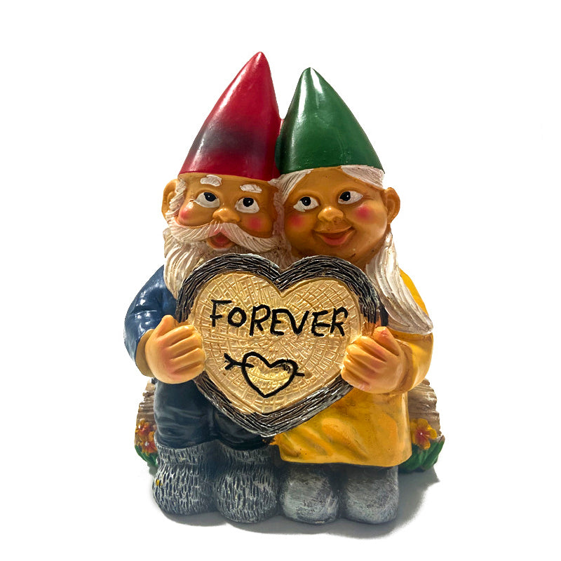 Gnome & Forever Couple Decoration