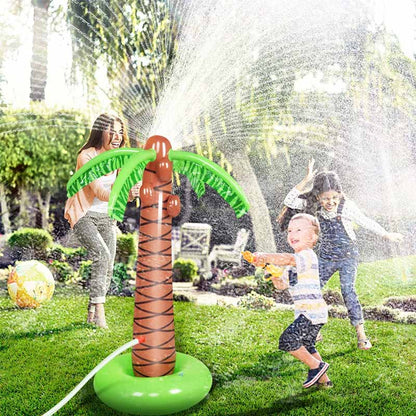 Inflatable Coconut Tree Water Spray Toy