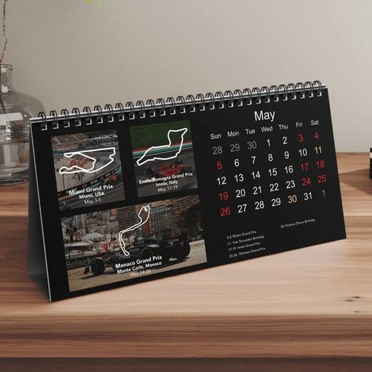 The 2024 F1 Desk Calendar