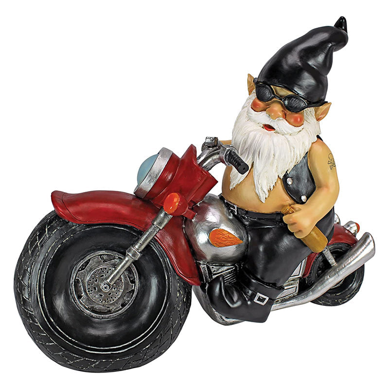 THE BIKER GNOME STATUE