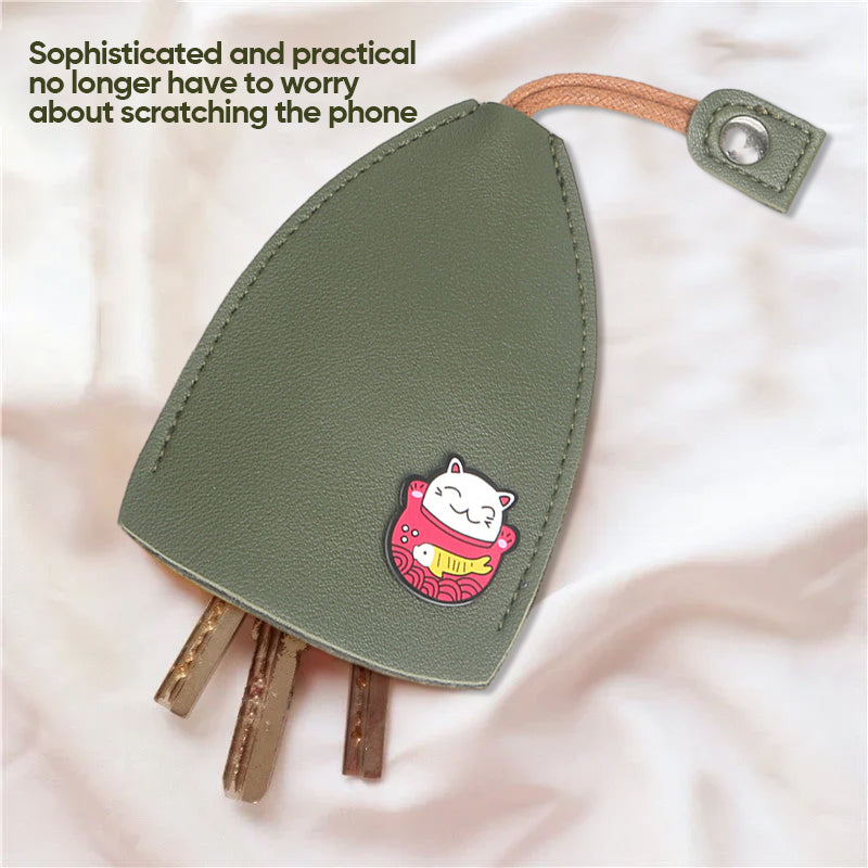 Cute Fruits PU Leather Key Bag