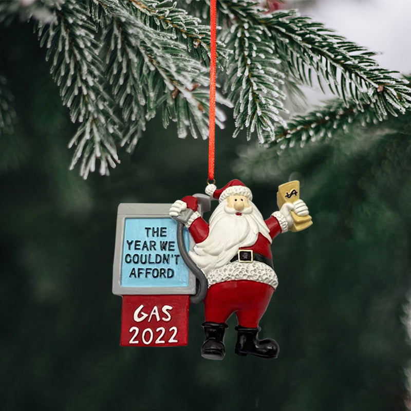 Santa Cheering Pendant