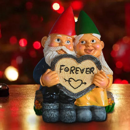 Gnome & Forever Couple Decoration