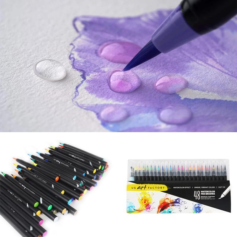 Real Brush Pens - Set of 48 colors