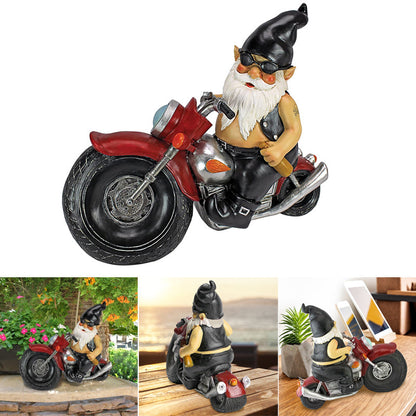 THE BIKER GNOME STATUE