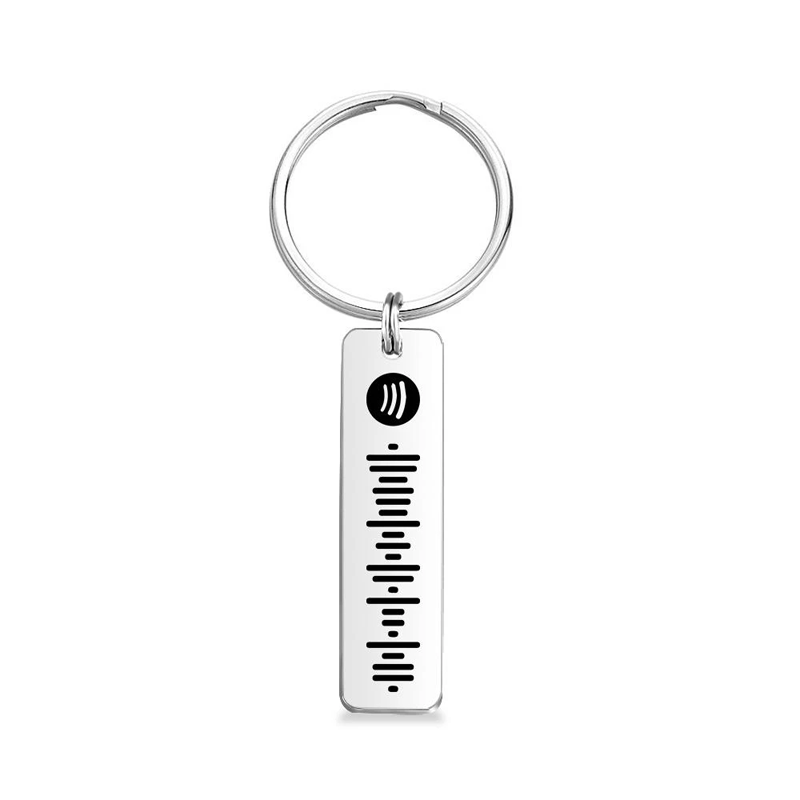 Personalized Music Keychain