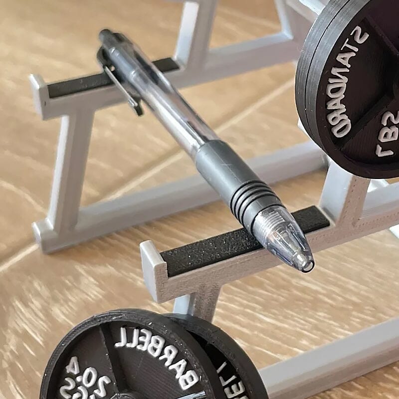 Squat Rack Pen Holder