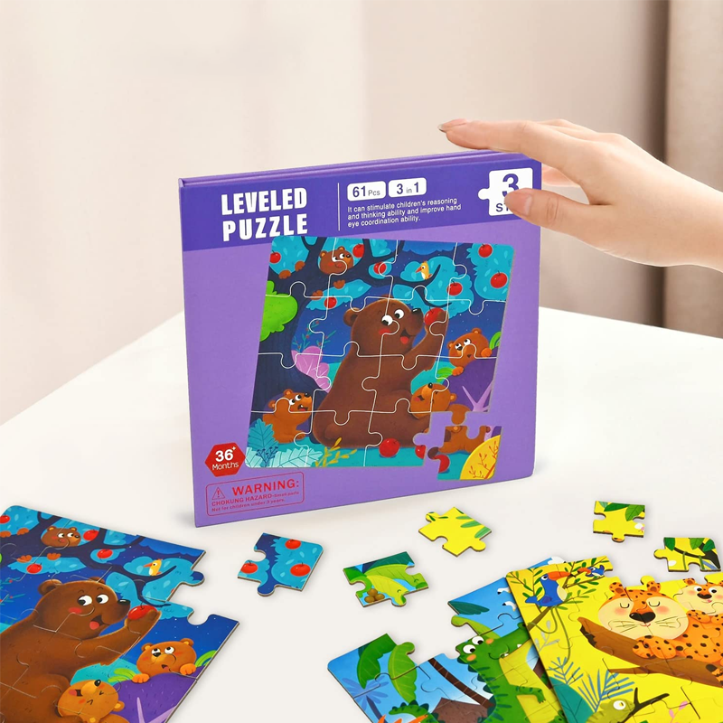 3-in-1 Magnetic Jigsaw Puzzle Book