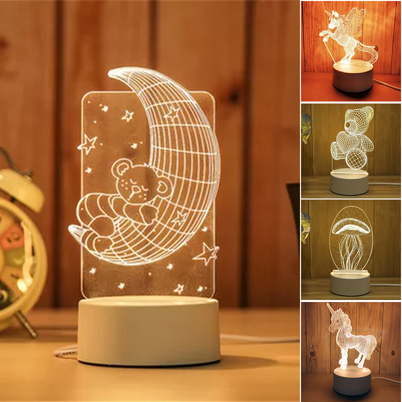 3D Night Light Usb