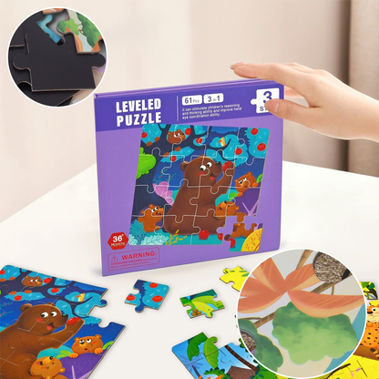 3-in-1 Magnetic Jigsaw Puzzle Book