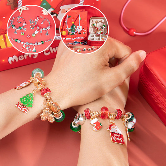 DIY Gorgeous Christmas Bracelet Set