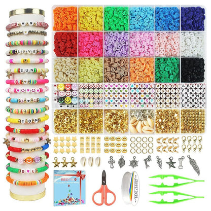 Christmas Gift Clay Beads Bracelet Making Kit