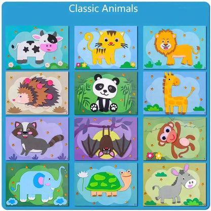 DIY Kids Animal Handmade Stickers