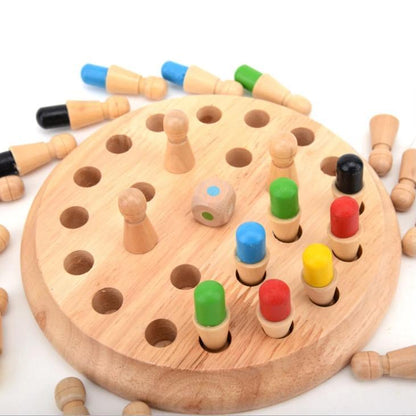 Wooden Memory Match Stick Chess